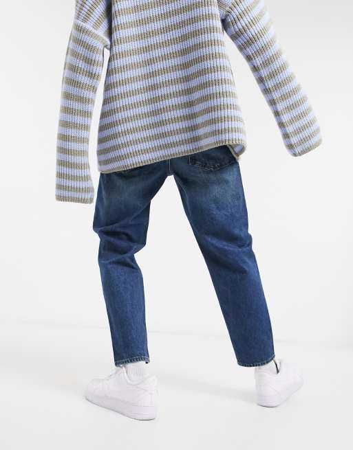 ASOS DESIGN - Jean rigide classique - Bleu délavé foncé vintage, 2 de 4