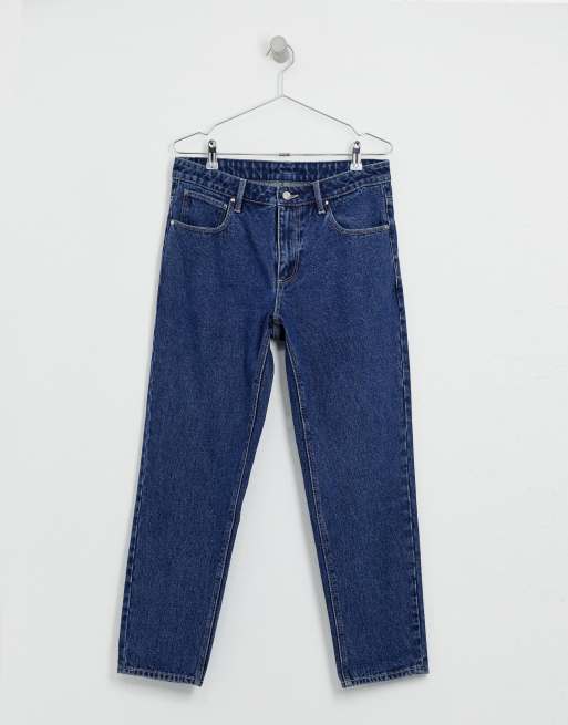 ASOS DESIGN - Jean rigide classique - Délavage bleu moyen, 3 de 4