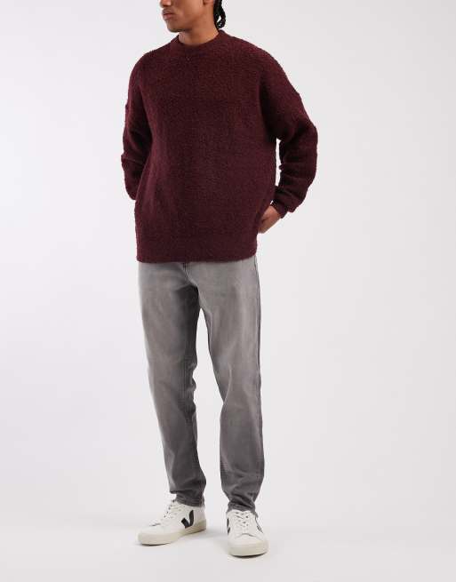 ASOS DESIGN - Jean rigide classique - Gris