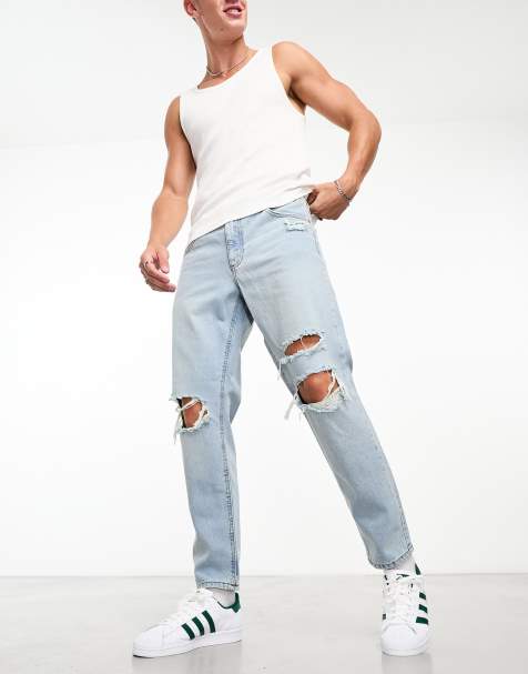 Pantalon jean troué online homme