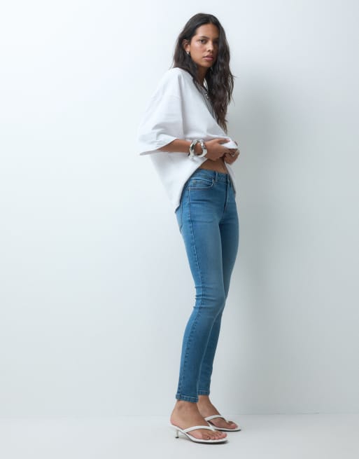ASOS DESIGN - Jean skinny - Bleu délavé moyen, 5 de 5