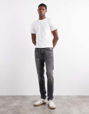Jeans Miss Me Skinny Noir Délavé à L'Acide - Taille 25 - Occasion Comme Neuf (Porté 2 Fois)