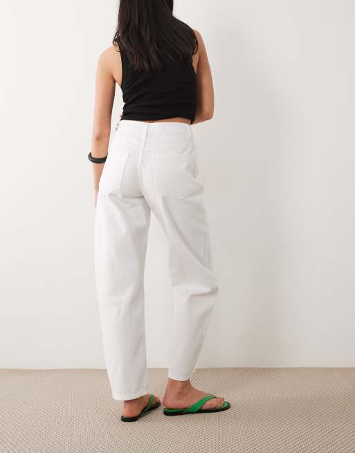 ASOS DESIGN - Jean slim bouffant - Blanc, 3 de 5