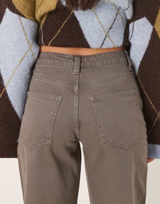 ASOS DESIGN - Jean slim coupe barrel - Gris, 5 de 5