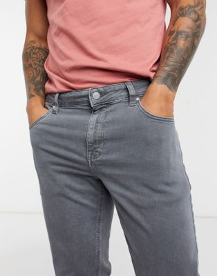 Jeans Jean slim - Gris vintage