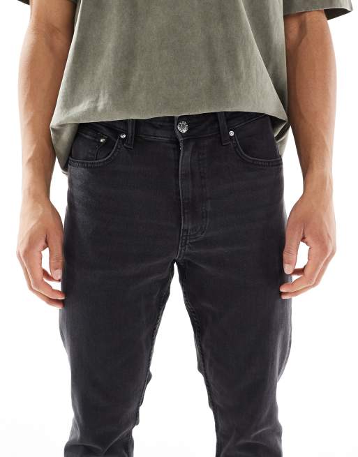ASOS DESIGN - Jean slim stretch - Noir délavé, 5 de 5