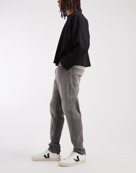 ASOS DESIGN - Jean stretch fuselé - Gris - view 1