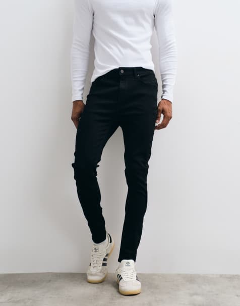 ASOS DESIGN jean super skinny avec stretch power en noir - BLACK - view 1