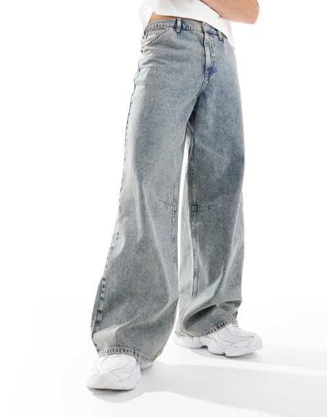 ASOS DESIGN - Jean ultra baggy à reflets verts - view 1