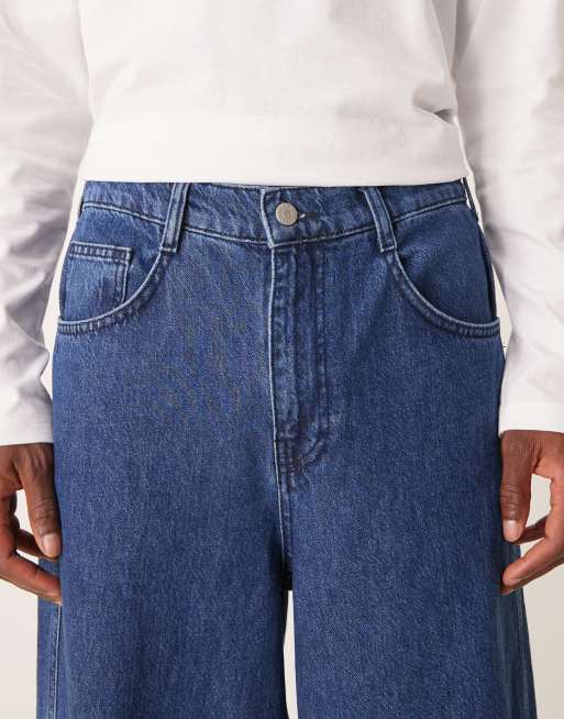ASOS DESIGN - Jean ultra baggy avec élastique à l'arrière - Bleu moyen délavé, 5 de 5