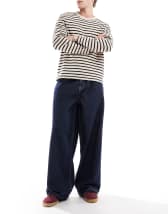 ASOS DESIGN super baggy fit jeans in black wash