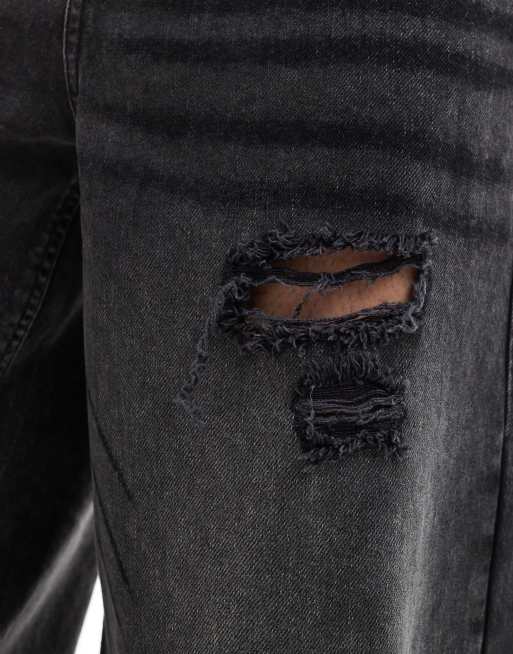 ASOS DESIGN - Jean ultra baggy - Gris délavé, 4 de 5