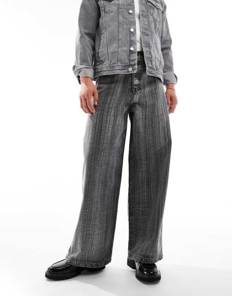 ASOS DESIGN - Jean ultra-baggy - Noir ultra-délavé - view 1