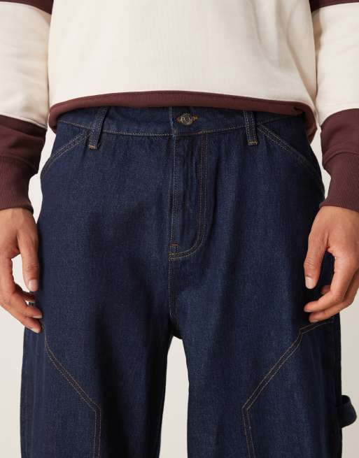 ASOS DESIGN - Jean ultra baggy style charpentier - Brut délavé, 5 de 5