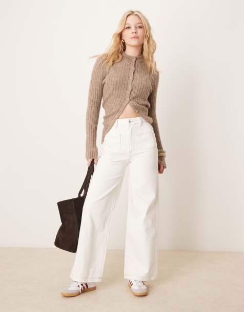 ASOS DESIGN - Jeans a fondo ampio con tasche applicate - view 1