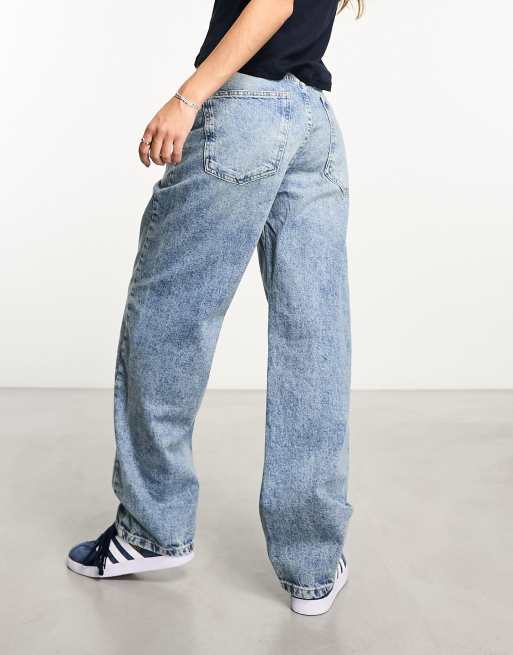 ASOS DESIGN - Jeans a palloncino blu medio vintage , 4 di 5