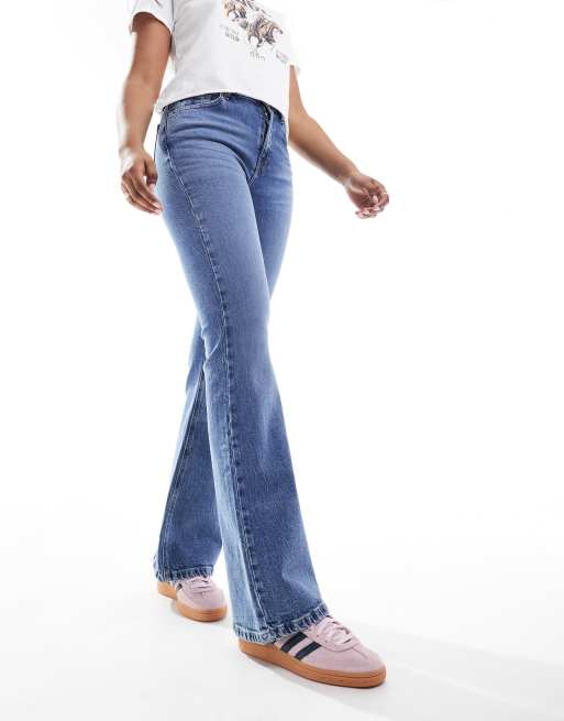 FhyzicsShops DESIGN - Jeans a zampa blu medio