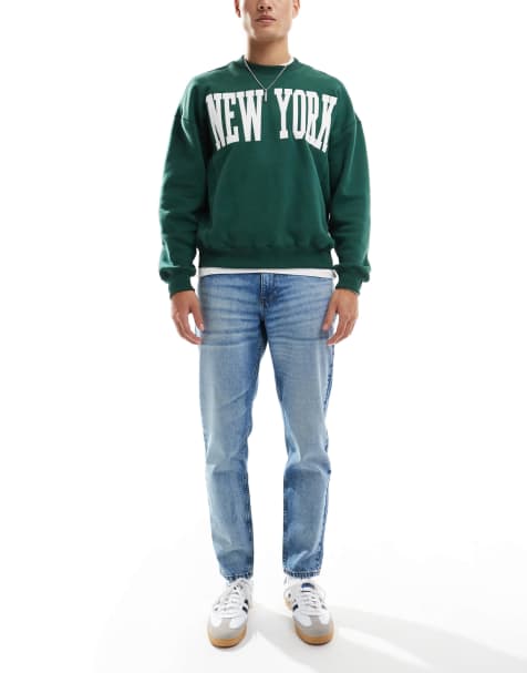 ASOS DESIGN - Jeans affusolati blu medio slavato - view 1