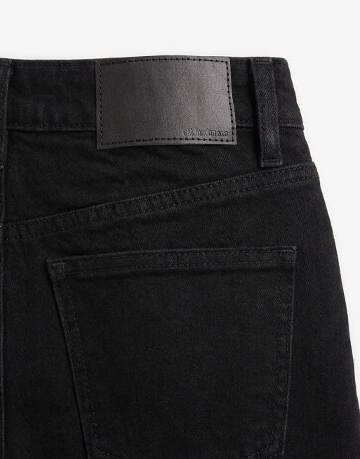 ASOS DESIGN - Jeans alla caviglia comfort stretch con gamba dritta neri, 9 di 11