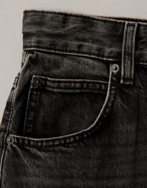 ASOS DESIGN - Jeans ampi a vita bassa nero slavato , 6 di 7