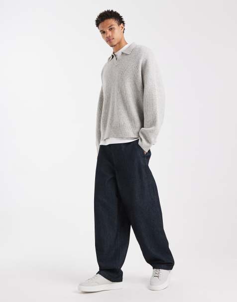 ASOS DESIGN - Jeans ampi dritti indaco rinse wash - view 1