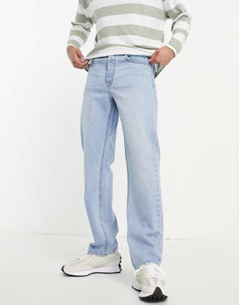 ASOS DESIGN - Jeans ampi dritti lavaggio blu chiaro vintage - view 1