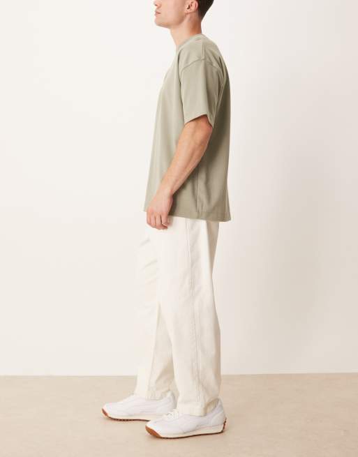 ASOS DESIGN - Jeans ampi écru, 3 di 5