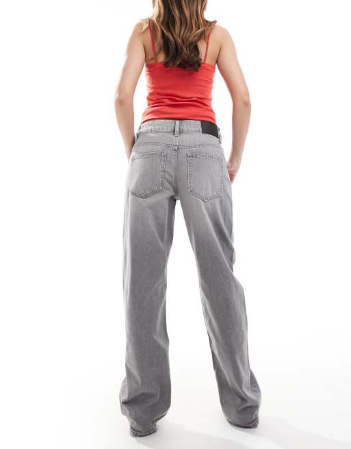 ASOS DESIGN - Jeans ampi grigi , 2 di 5