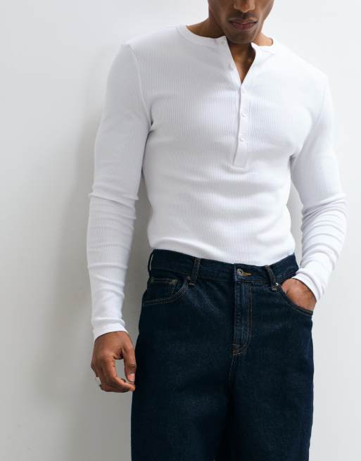 ASOS DESIGN - Jeans ampi lavaggio grezzo, 2 di 5