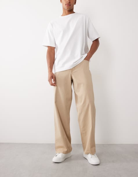 ASOS DESIGN - Jeans ampi leggeri beige - view 1