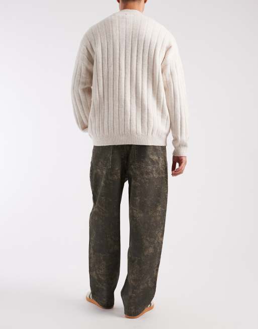 ASOS DESIGN jeans ampi mimetici, 2 di 5