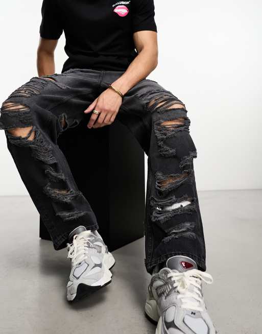 Jeans strappati asos on sale
