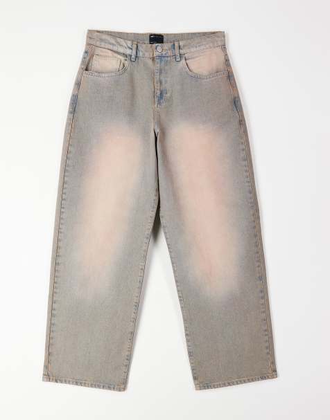 ASOS DESIGN - Jeans ampi rosa slavato - view 1