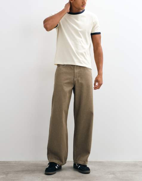 ASOS DESIGN jeans baggy beige - view 1