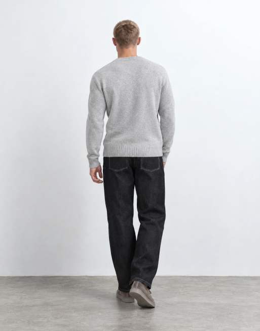 ASOS DESIGN jeans barrel in nero grezzo, 9 di 10