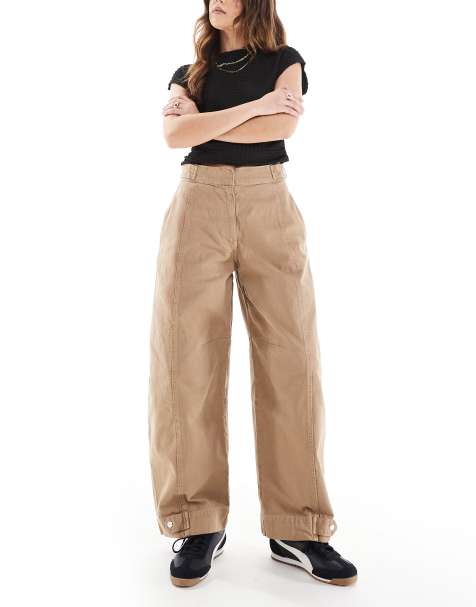 ASOS DESIGN - Jeans beige con gamba a palloncino - view 1