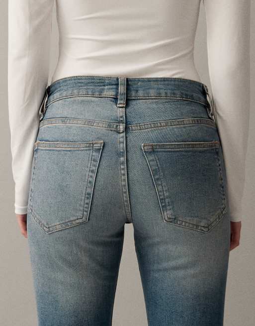 ASOS DESIGN - Jeans bootcut lavaggio medio, 4 di 7