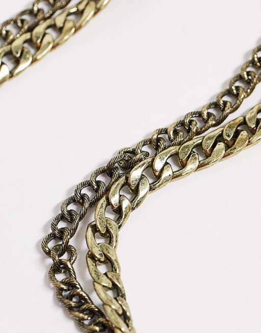 Jeans gold hot sale chain design