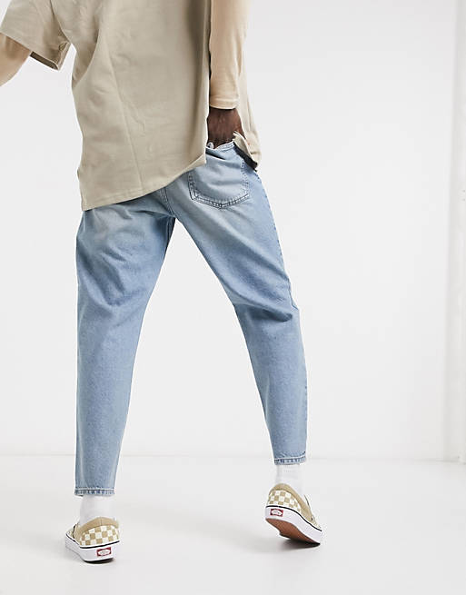 Jeans classici rigidi medio slavato vintage Asos Uomo Abbigliamento Pantaloni e jeans Jeans Jeans straight 