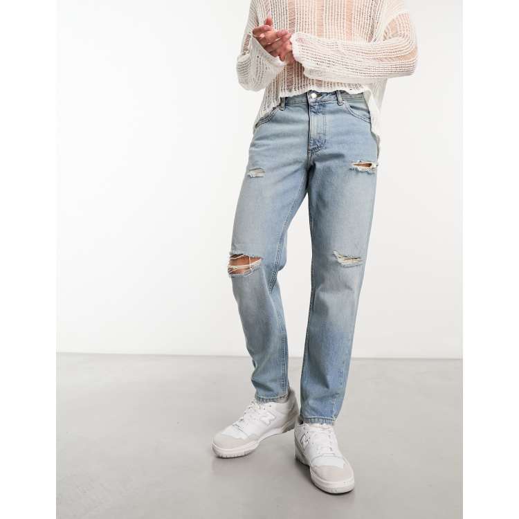Jeans rigidi uomo hot sale