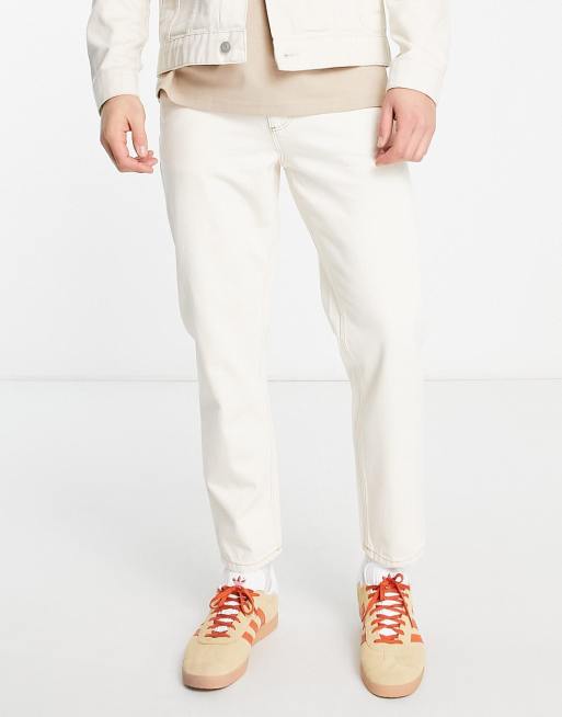 ASOS DESIGN - Jeans classici rigidi écru