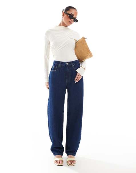 ASOS DESIGN - Jeans color indaco con gamba a cilindro - view 1