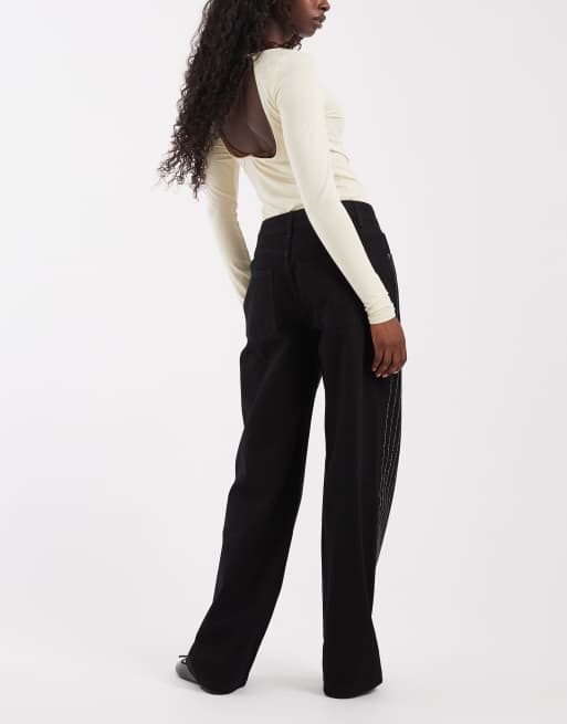 ASOS DESIGN jeans decorati neri, 2 di 5