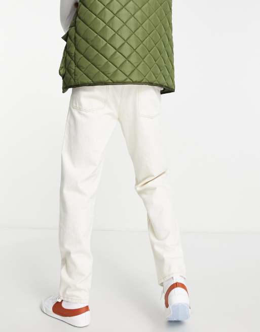 ASOS DESIGN - Jeans dritti ampi écru, 2 di 4