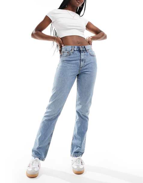 ASOS DESIGN - Jeans dritti anni '90 lavaggio azzurro - view 1