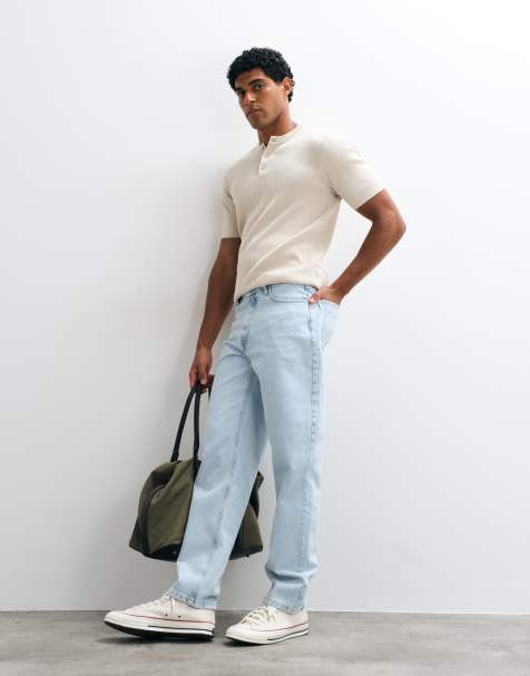 ASOS DESIGN - Jeans dritti blu lavaggio chiaro - view 1