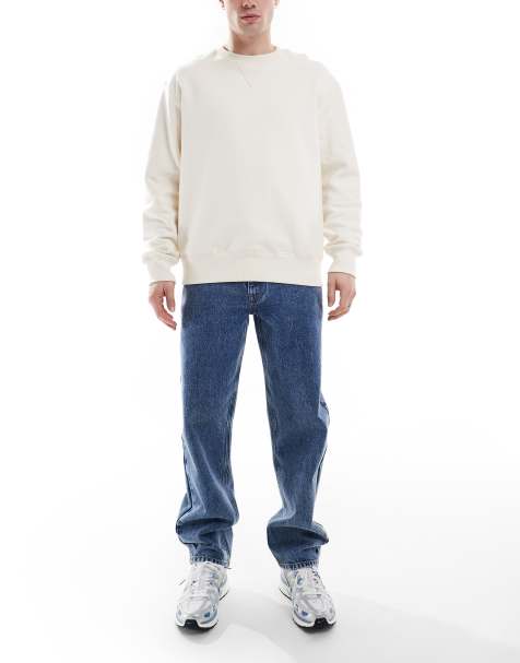 ASOS DESIGN - Jeans dritti blu, lavaggio medio - view 1