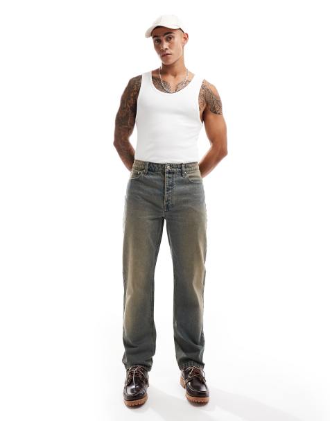 ASOS DESIGN - Jeans dritti lavaggio scuro tinto - view 1