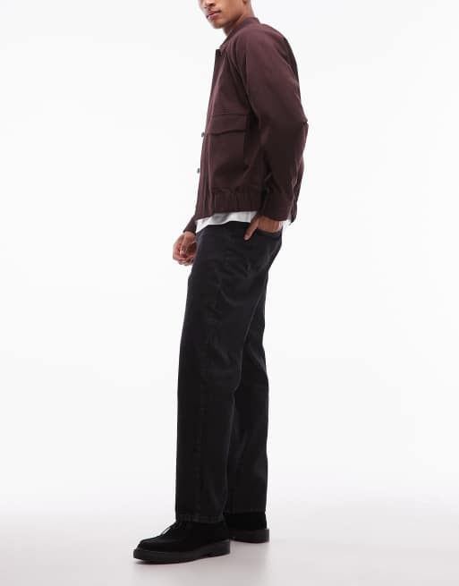 ASOS DESIGN - Jeans dritti neri, 3 di 5