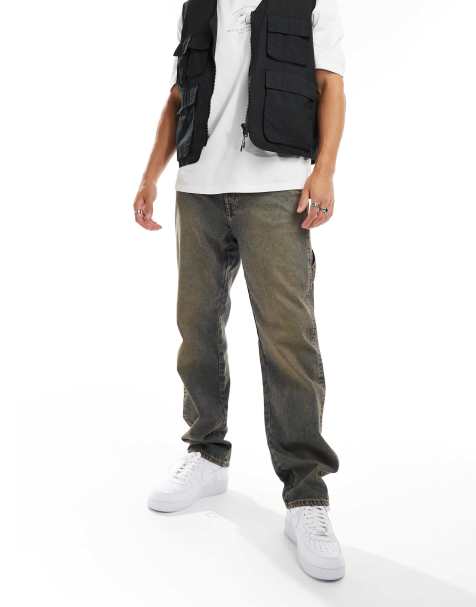 ASOS DESIGN - Jeans dritti tinti vintage - view 1